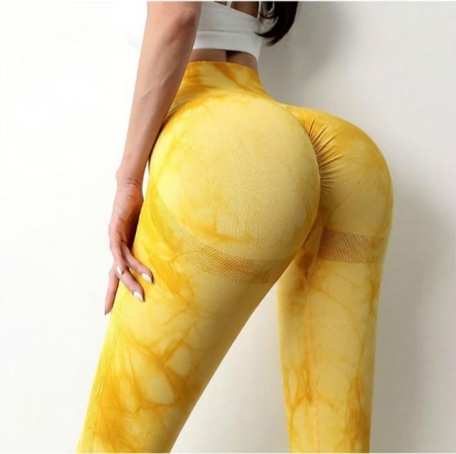 Seamless Bubble Butt Women's Fitness Workout Leggings