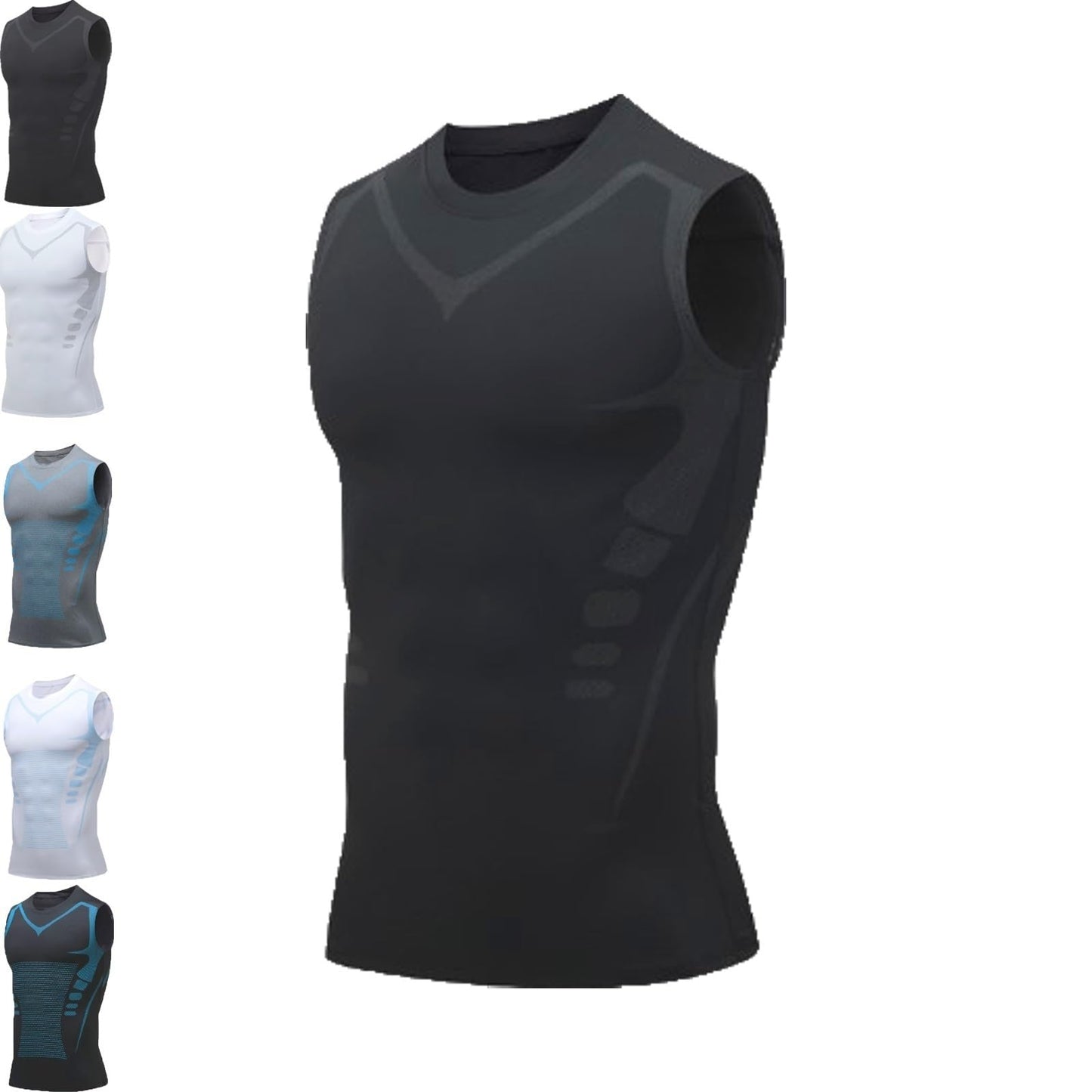 AcidFlow™ Men's Compression Shaping Vest — Sculpt. Tone. Perform.