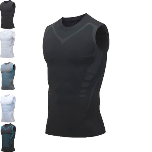 AcidFlow™ Men's Compression Shaping Vest — Sculpt. Tone. Perform.